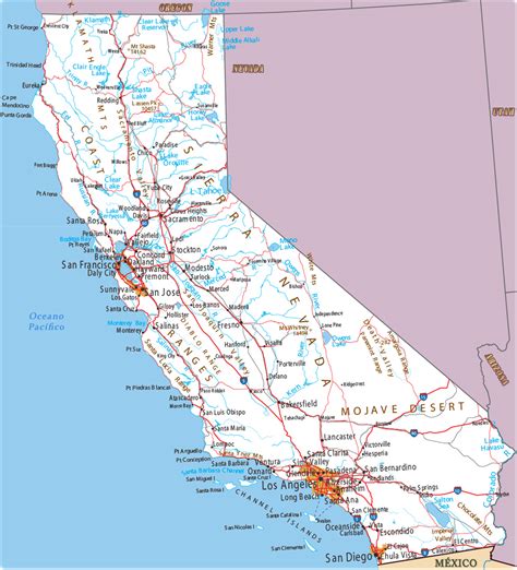 List Wallpaper Mapas Del Estado De California Latest