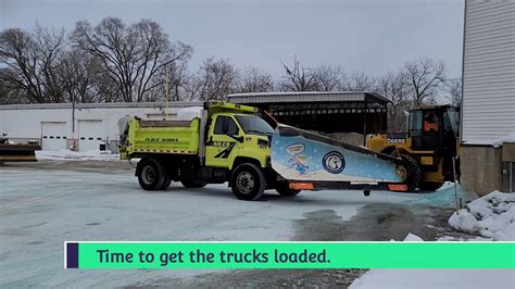 Niles Public Works Behind The Scenes Snow And Ice Control Youtube