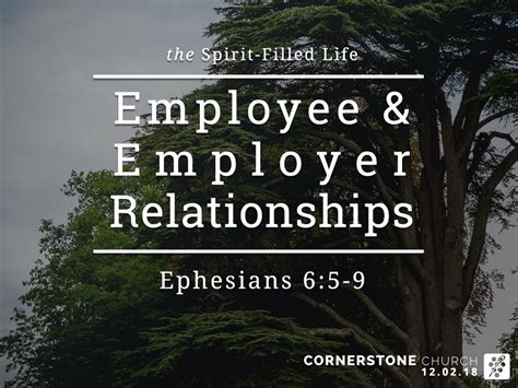 Sermon Ephesians 65 9 The Spirit Filled Life Part 7 Employee And