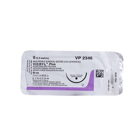Vicryl Plus Vp 2346 90cm Ethicon Price Uses Side Effects