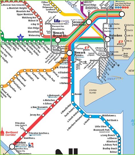 Einfach Beachten Muss Nj Transit Train Route Map Durcheinander Sein