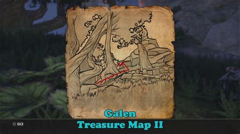 Eso Galen Treasure Map Ii Location The Elder Scrolls Online Treasure