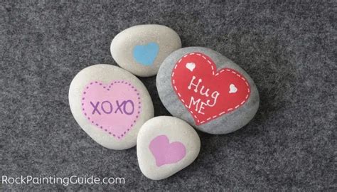 Easy Valentines Day Rock Painting Crafts Roundup
