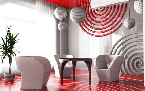 Rhythm By Gradation In Interior Design