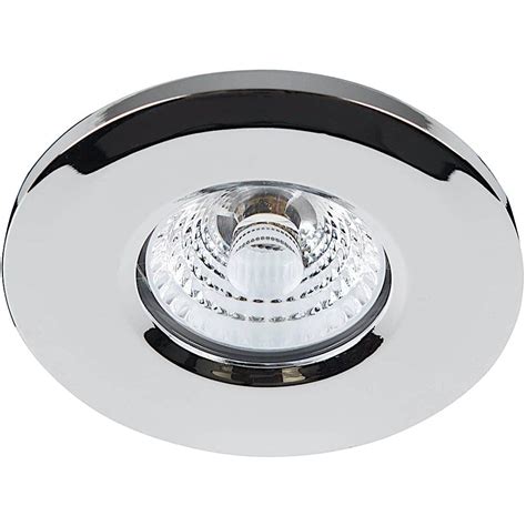 Modern Ip65 45w Fire Rated Led Downlight Chrome Ledlam Lighting