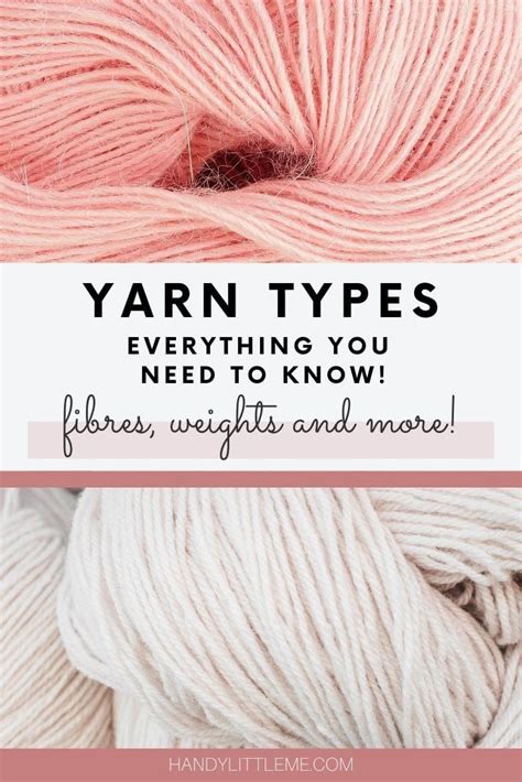 Yarn Types Explained A Guide To Different Fibers Yarn Lace Weight