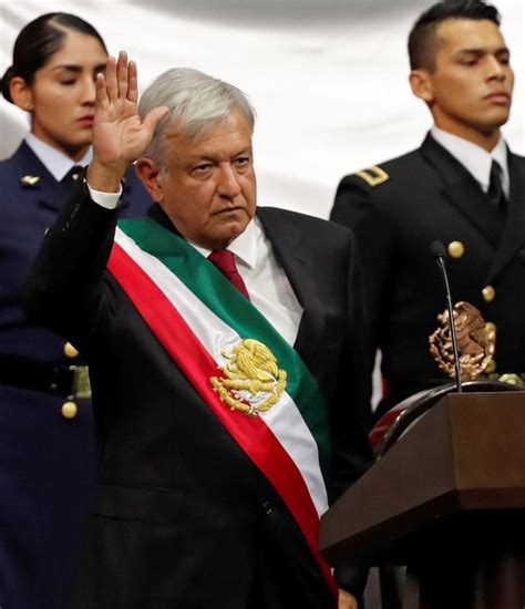 First Leftist Sworn In As Mexicos President In Decades