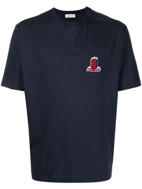 Lanvin Logo Patch T Shirt Farfetch