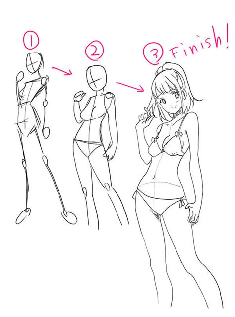 How To Draw Female Anime Figures Birdremote26