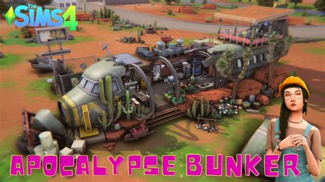 Apocalypse Crash Plane Bunker The Sims 4 Speed Build No Cc Youtube