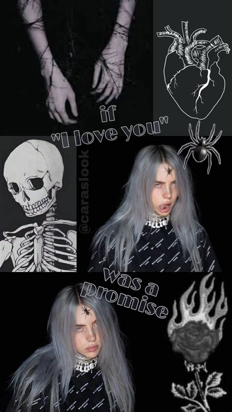 Follow us and we will follow you. Billie Eilish black aesthetic wallpaper by juli3569 on ...