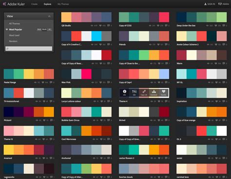 Famous Color Palettes Design Talk