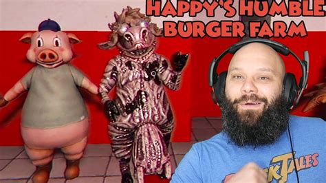 New Happys Humble Burger Farm Alpha 1 Fast Food Horror Beware The Cow Youtube