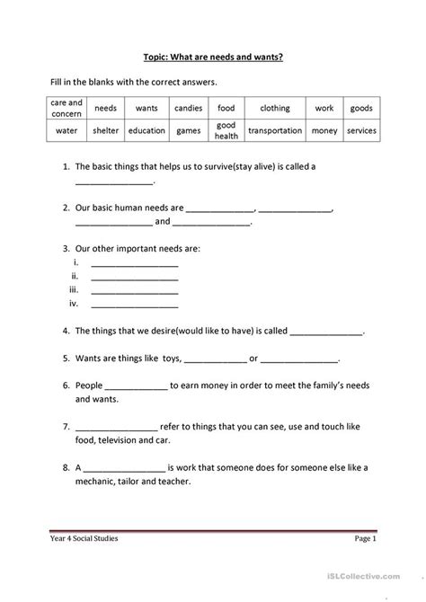 The worksheet is an assortment of 4 intriguing pursuits that will enhance your kid's knowledge and abilities. Social Studies worksheet - Free ESL printable worksheets ...
