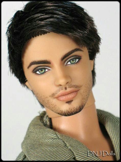 Ken With Black Hair Fashioninista Doll With Repainted Face Vintage
