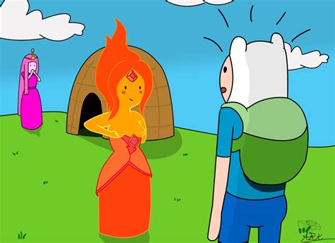 Rule 34 Adventure Time Arkbound Finn The Human Flame Princess Princess Bubblegum 1378587