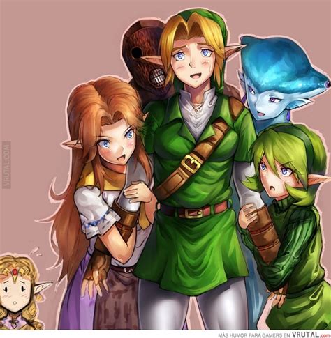 Vrutal Humor Y Curiosidades Zelda Personajes The Legend Of Zelda Y