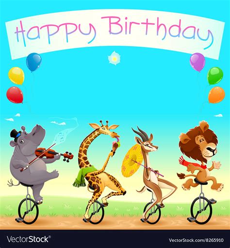 Happy Birthday Images With Animals Birthday Cake Images