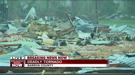 Tornado Causes Extensive Damage In Barron County Wisconsin