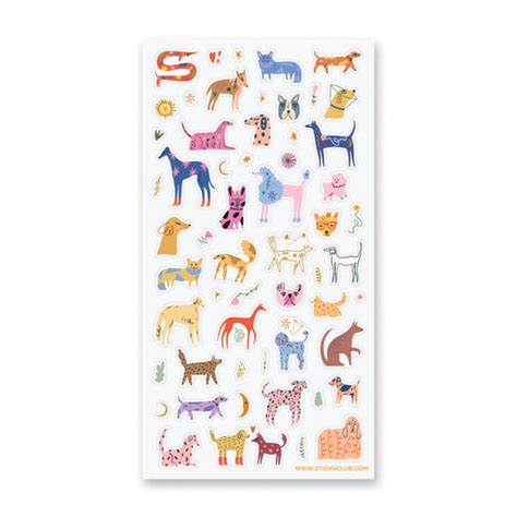 All Dogs Big And Small Sticker Sheet