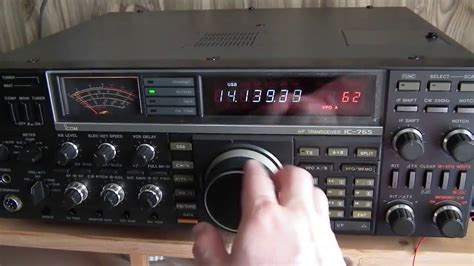 Icom Ic 765 Mutli Mode Hf Transceiver Test Youtube 720p Youtube