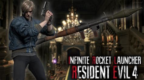 Resident Evil 4 Remake Infinite Rocket Launcher Full Hardcore