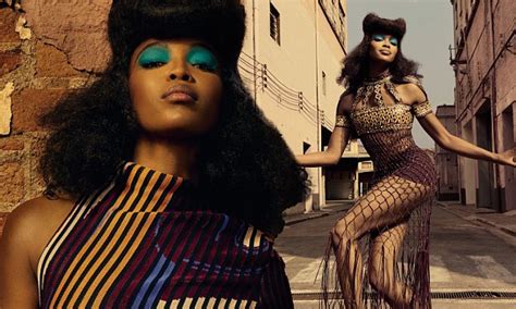 Naomi Campbell Looks Sensational In Edgy Shoot For Vogue Brazils
