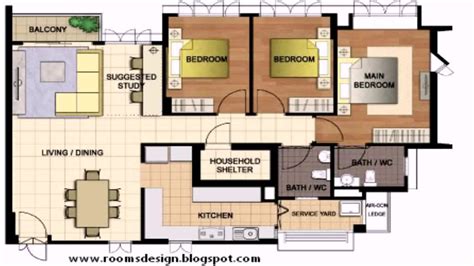 4 Room Bto Floor Plan