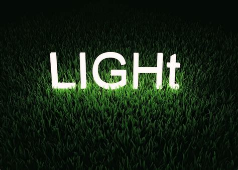 Premium Photo Light Word Concept