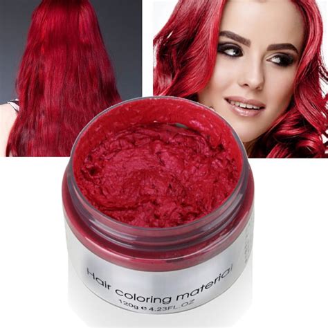 Hair Color Wax Temporary Modeling Unisex Hair Color Wax DIY Dyeing Wax Temporary Molding