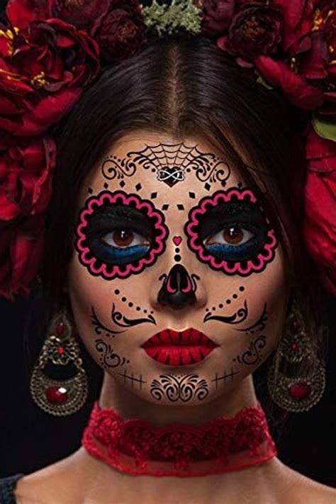 Maquiagem De Caveira Mexicana Para Halloween Halloween Makeup Sugar Skull Halloween Makeup