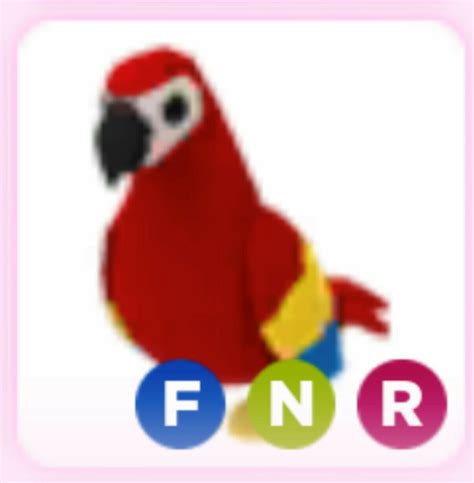 8 Bit Coloring Picture With Free Flyride Neon Parrot From Roblox Adopt