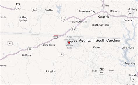34 South Carolina Mountains Map Maps Database Source