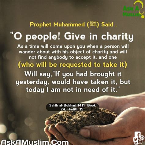 Pin By Ask A Muslim On Other Charity Quotes Hadith Quotes Hadith