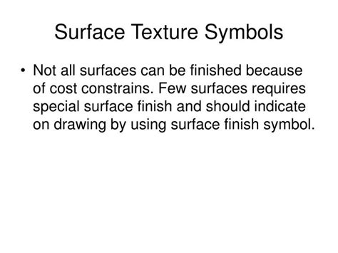Ppt Surface Texture Symbols Powerpoint Presentation Id505163