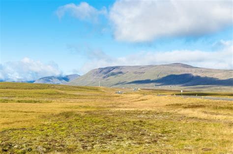 Premium Photo Landscape With Road In Iceland In Sunny Day