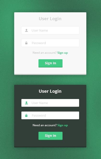 Simple Flat Login Form By Luis Vega Torres Via Behance Web App