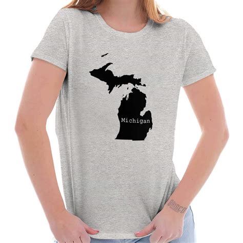 Graphic T Shirts Michigan State State Pride Usa T Novelty 5280 Jznovelty