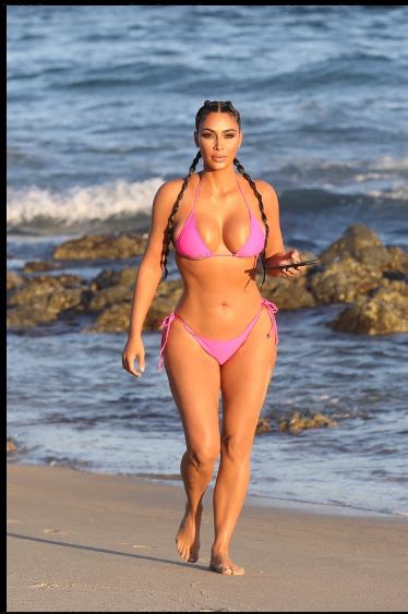 Kim Kardashian Enciende Las Redes Con Sexy Bikini Peri Dico El Inco