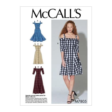 Mccalls Pattern M7805 Laura Ashley Misses Dresses Mccalls Patterns