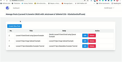 How To Use Tailwind Css Pagination In Livewire Laravel 9 Mywebtuts Com
