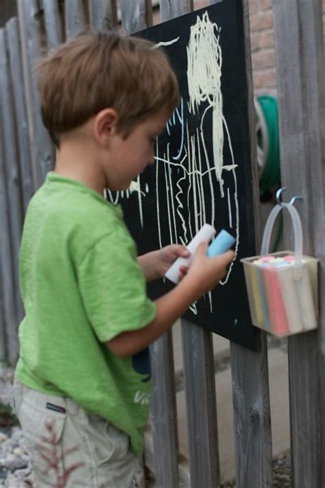 Kids Project Ideas Sams Outdoor Chalkboard Outdoor Chalkboard