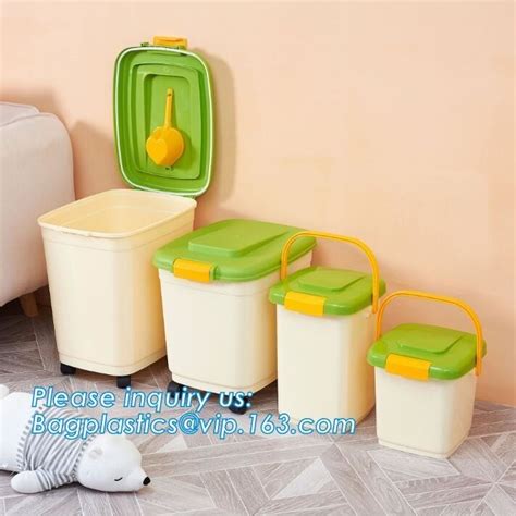 Pp Plastic Type And Stocked Eco Friendly Feature Round Pet Food