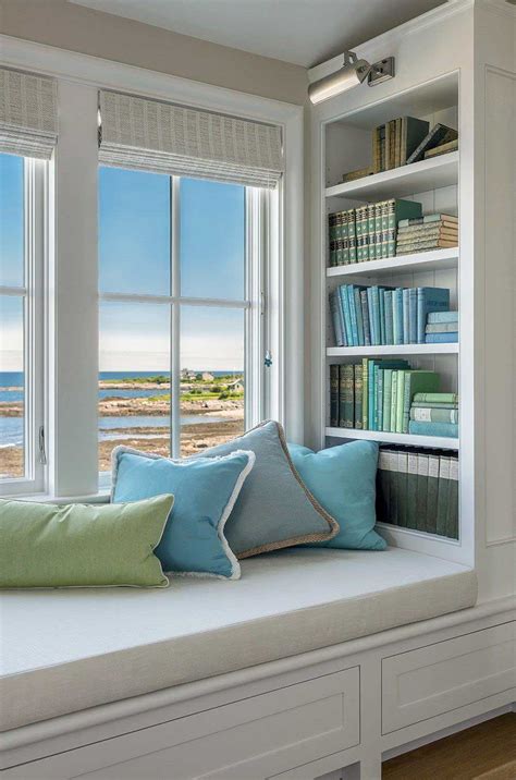 65 Decoration For Traditional Bedroom With Window Seats Home Library
