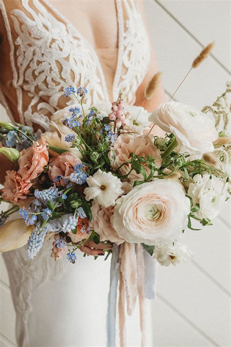 Rustic wedding blue wedding wedding flowers flowers dusty blue weddings wedding decorations flower arrangements succulent wedding floral wedding. 30+ Dreamy Dusty Blue and Blush Wedding Color Combo Ideas ...