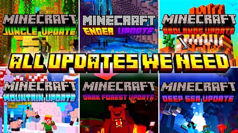 All Updates We Need In Minecraft Part 1 Youtube