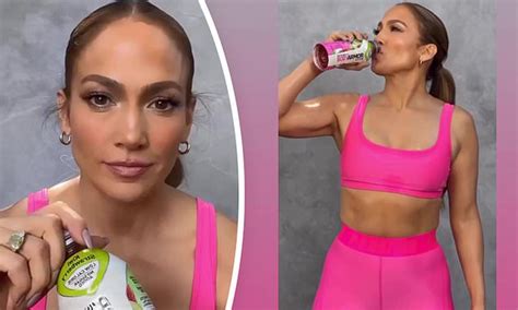 Jennifer Lopez Flaunts Bust And Biceps In Hot Pink Sports Bra And