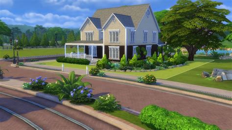 Sims 4 Traditional House Build No Cc Youtube