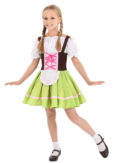 traditional little german girl