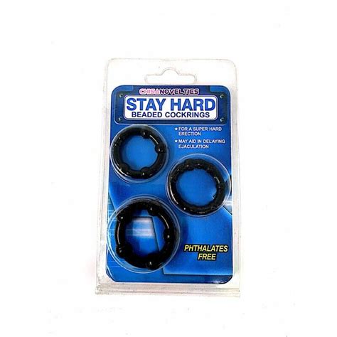 novelty stay hard beaded penis ring 3 pack for penis erectile dysfunction horny ebay